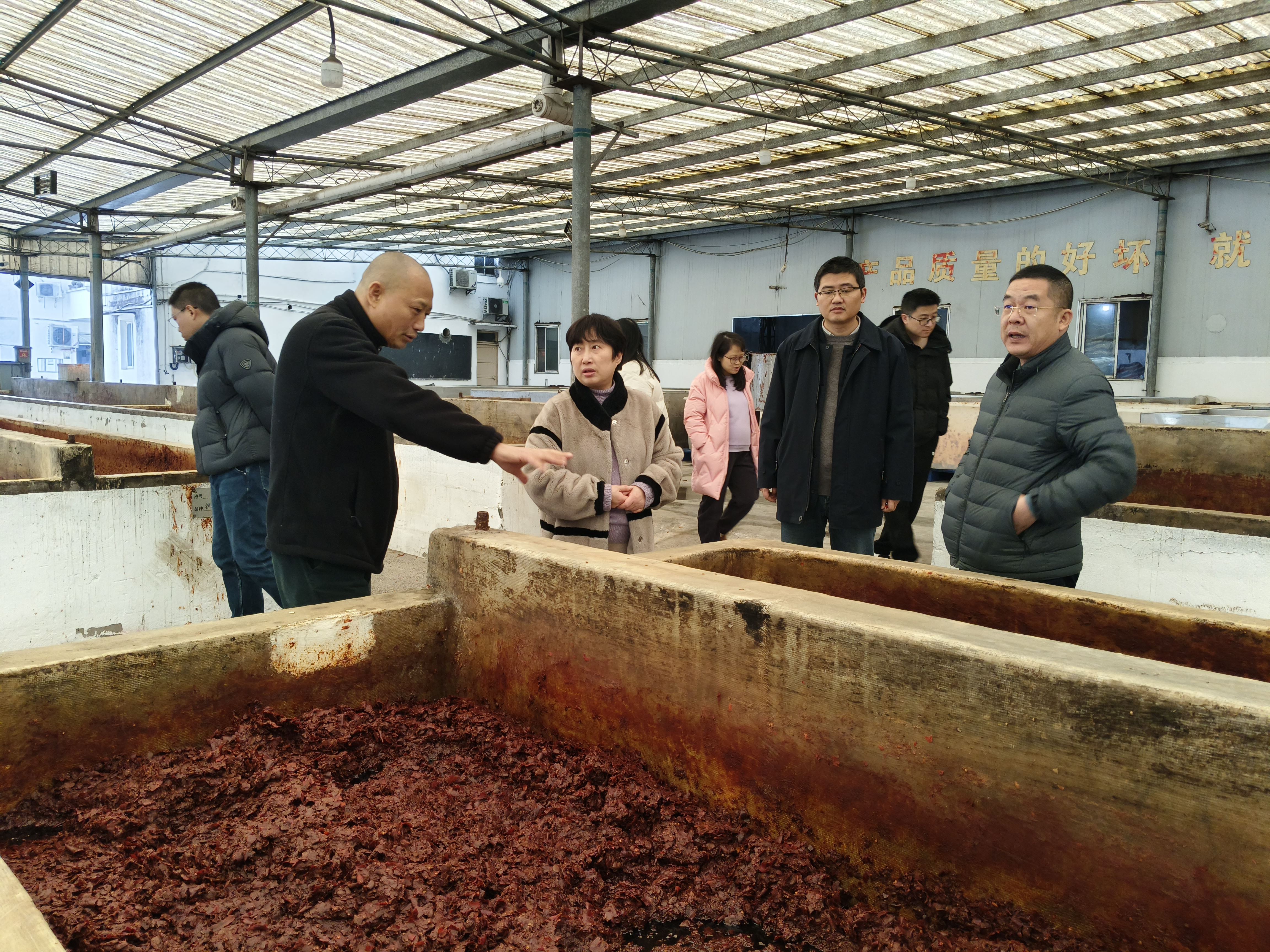 区规资局二级调研员林敏调研惠民街道豆瓣厂土地入市项目