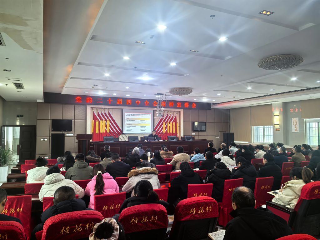 副区长杨亚平赴界石镇宣讲党的二十届四中全会精神